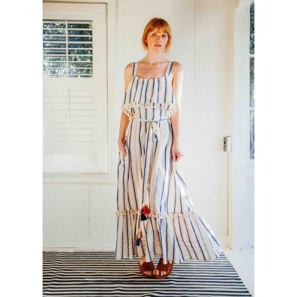 Trovata Striped Dress with Tassles, size XS - Picture 4 of 10